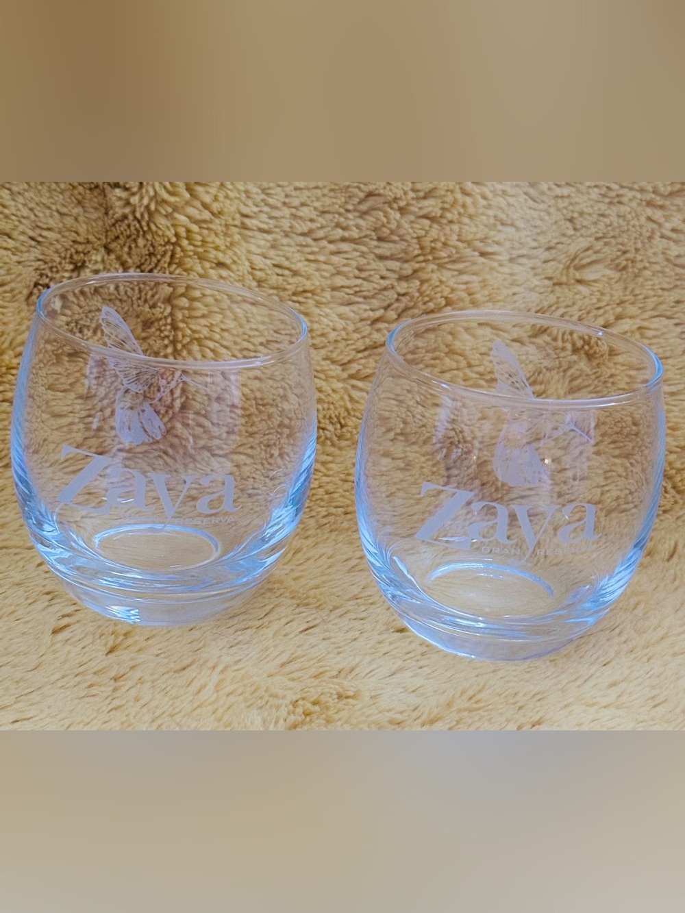 Zay Etched Clear Glass Tumblers - Set of 2